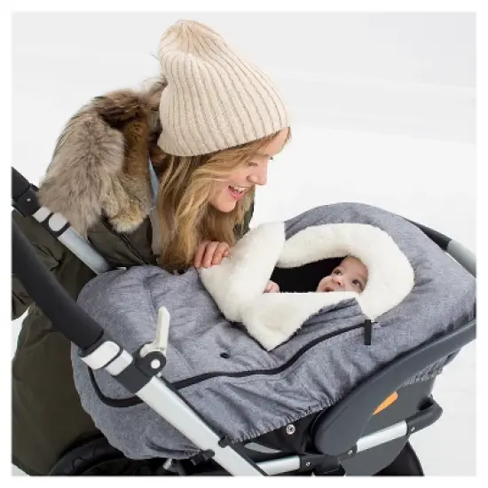 Skip Hop STROLL & GO Car Seat Cover - Heather Gray image {3}