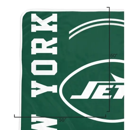 NFL New York Jets Keep It Simple Ultra Soft Blanket image {2}