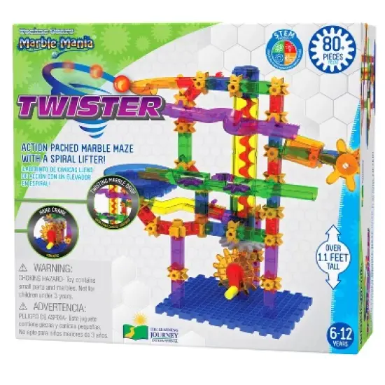 The Learning Journey Techno Gears Marble Mania - Twister (80+ pcs) image {1}