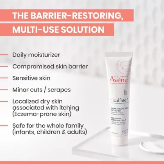 Avene Cicalfate+ Restorative Protective Skin Barrier Face Cream image {7}