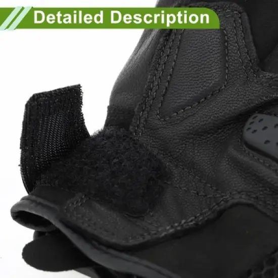 Unique Bargains Motorcycle Full Finger Gloves 1 Pair image {5}