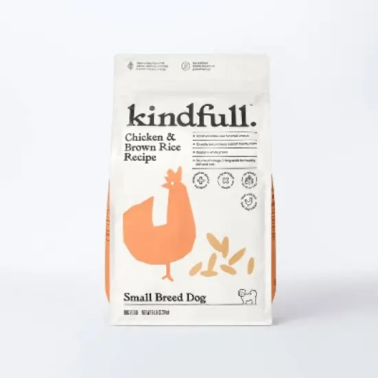 Chicken & Brown Rice Recipe Small Breed Dry Dog Food - 5lbs - Kindfull&trade; image {4}