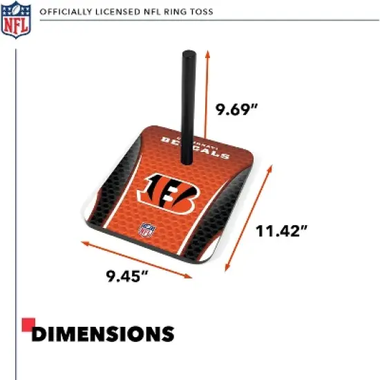 NFL Cincinnati Bengals Solid Wood Quoits Toss Game image {2}