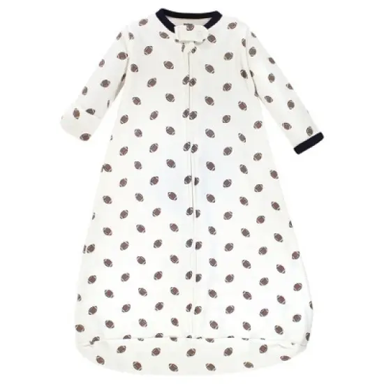 Hudson Baby Infant Boy Cotton Long-Sleeve Wearable Sleeping Bag, Sack, Blanket, Football image {2}