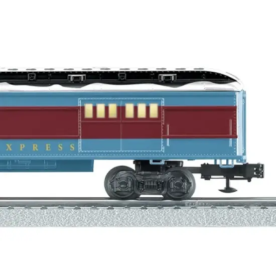 Lionel Trains The Polar Express Baggage Car Electric O Gauge Model Holiday Train Car with Interior Illumination and Operating Couplers image {3}