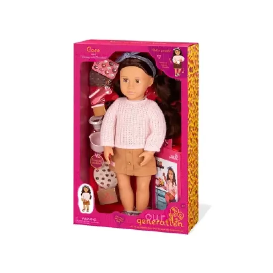 Our Generation Coco Posable 18" Baking Doll & Storybook image {7}