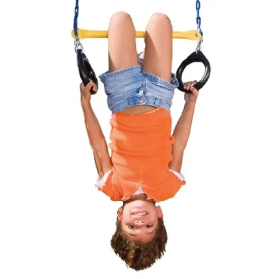 Swing-N-Slide 2 Pack of Swing Seats with Ring/Trapeze Combo Swing image {7}