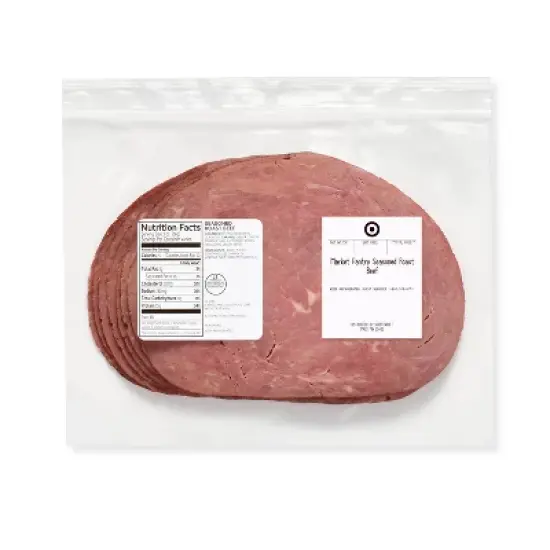 Roast Beef Deli Fresh Sliced - price per lb - Market Pantry&trade; image {3}