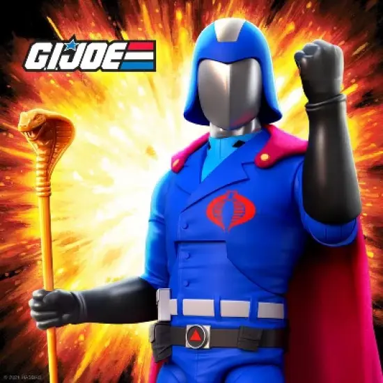 Cobra Commander 7-inch Scale | G.I. Joe Ultimates | Super7 Action figures image {3}