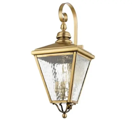Livex Lighting Cambridge 4 - Light Wall Light in  Antique Brass image {3}