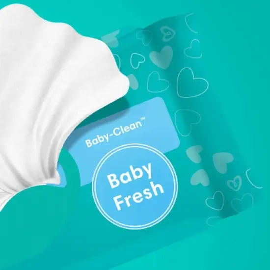 Pampers Baby Clean Fresh Scented Baby Wipes (Select Count) image {2}
