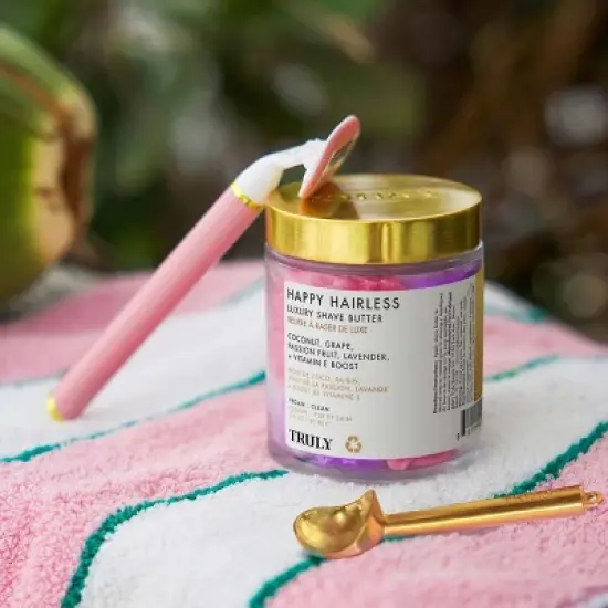 TRULY Happy Hairless Shave Body Wash - 1.3 fl oz - Ulta Beauty image {2}