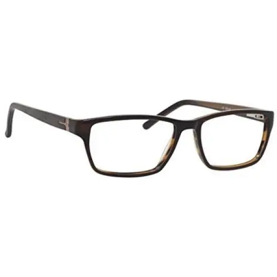 Esquire Designer Blue Light Rectangle Frame Eyeglasses EQ1501 in Black/Blue-55mm image {1}