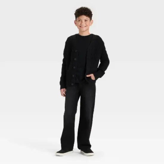 Boys' Long Sleeve Button-Down Cardigan - Cat & Jack&trade; image {2}