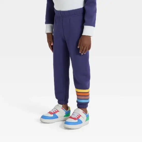 Toddler Boys' 2pc Bluey Bingo Fleece Quarter Zip Pullover and Bottom Set - Navy Blue image {3}