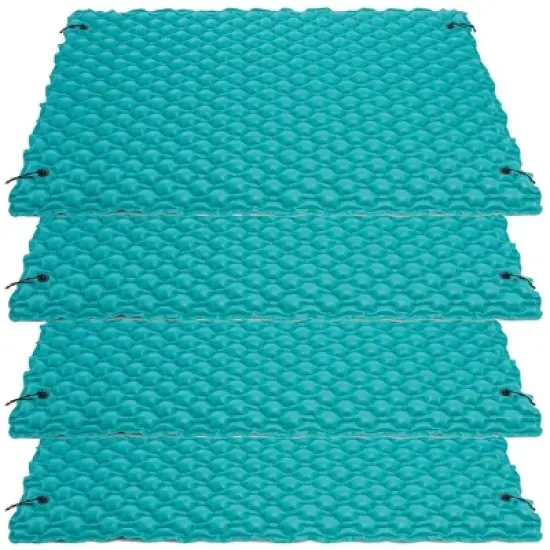 Intex Giant Inflatable Floating Platform Mat for Pools and Lakes 9.5FT X 7FT (4-Pack) image {4}