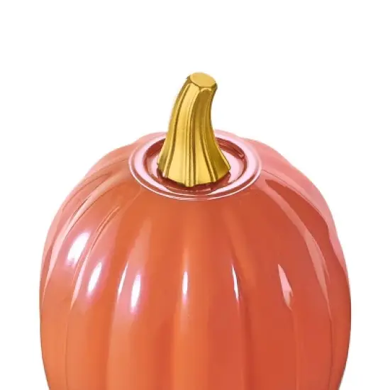 Glass Iridescent Pumpkins Orange - Bullseye's Playground&trade; image {2}