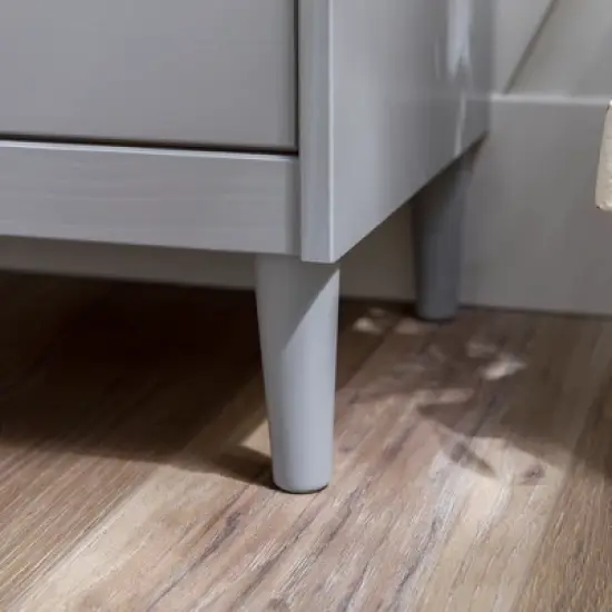 Stiva Classic Mid-Century Modern 3 Drawer Nightstand - Saracina Home image {10}