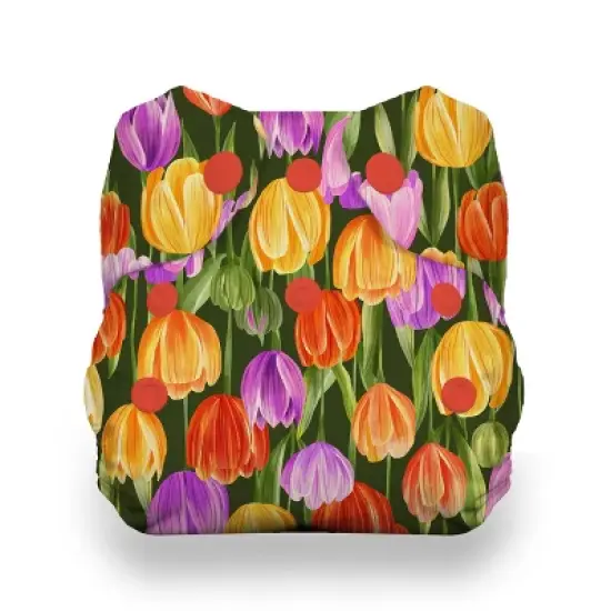Thirsties | Newborn All-in-One Snap Cloth Diaper Pack of 1 image {10}