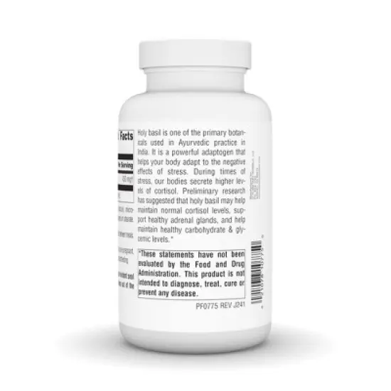 Holy Basil Extract 450mg by Planetary Herbals  -  180 Capsule image {2}