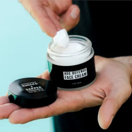 RUGGED & DAPPER Age Defense Face Cream, Ultra-Hydrating Face Cream for Men, 2 Ounces image {4}