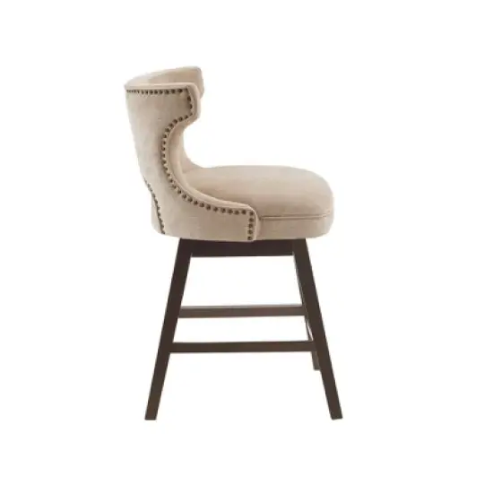 25.75" Cheryl Swivel Counter Height Barstool - Madison Park image {3}
