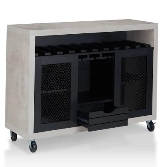 Iohomes Willis Industrial Dining Buffet Black - HOMES: Inside + Out image {2}