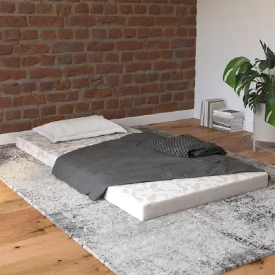 Twin 4" Olee Tri Fold Folding Mattress - Dorel Home Products image {8}