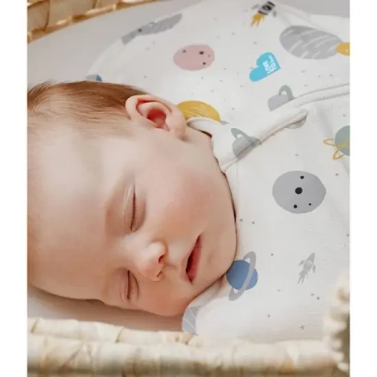 Love to Dream Designer Collection Adaptive Swaddle Wrap - Lite Space White - S image {2}
