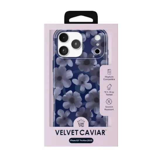 Velvet Caviar Apple iPhone 17 Pro Max MagSafe Phone Case - Midnight Blossom image {6}