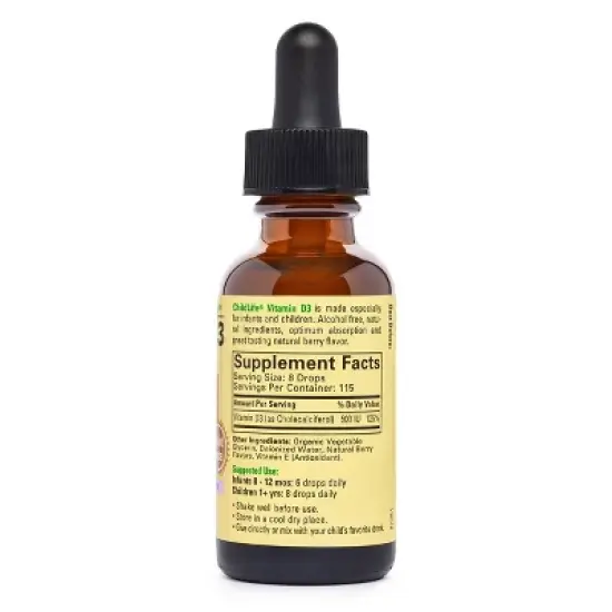 ChildLife Essentials Vitamins D3 Liquid - 1 fl oz image {1}