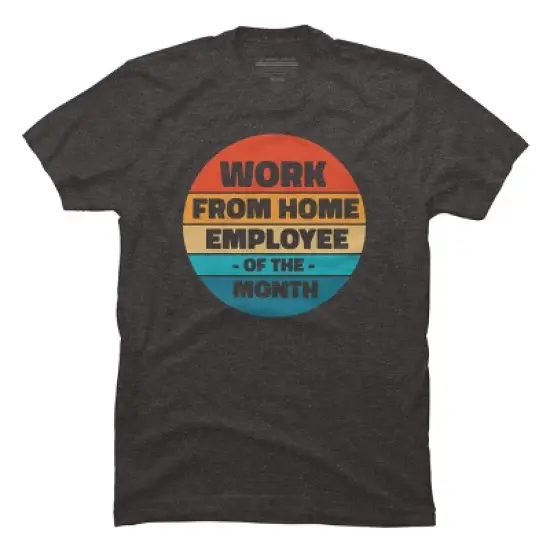 Men's Design By Humans Home office - employee of the month By RandomDudeArt T-Shirt image {5}