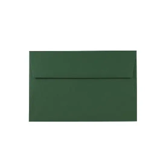 JAM Paper A9 Invitation Envelopes 5.75 x 8.75 Dark Green 50/Pack (157459i) 157459I image {1}
