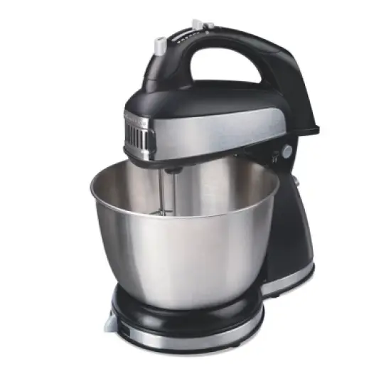 Hamilton Beach 4qt Hand/Stand Mixer 64640: 6-Speed Kitchen Mixer, Stainless Steel Bowl, Dishwasher-Safe Parts, 290W image {8}