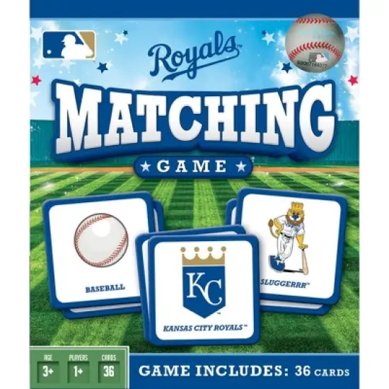 MasterPieces Officially Licensed MLB Kansas City Royals Matching Game for Kids and Families image {1}