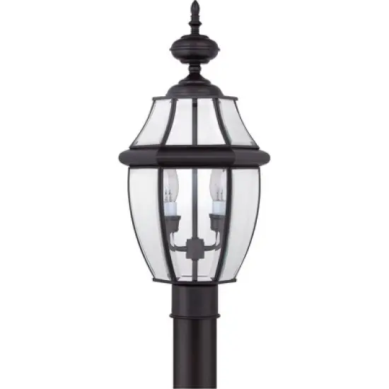Quoizel Lighting Newbury 2 - Light Post Light in  Mystic Black image {3}