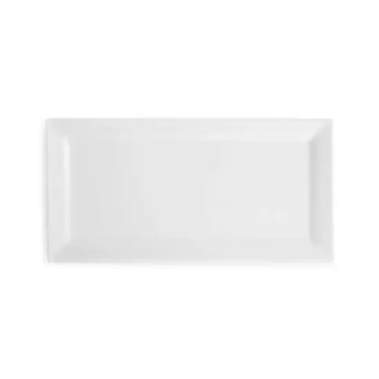 Q Home | Diamond 14" x 7" Melamine Small Rectangle Platter image {1}