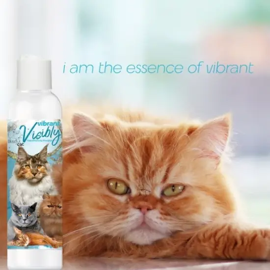 The Blissful Cat Visibly Vibrant Coat Enhancing Cat Shampoo image {5}