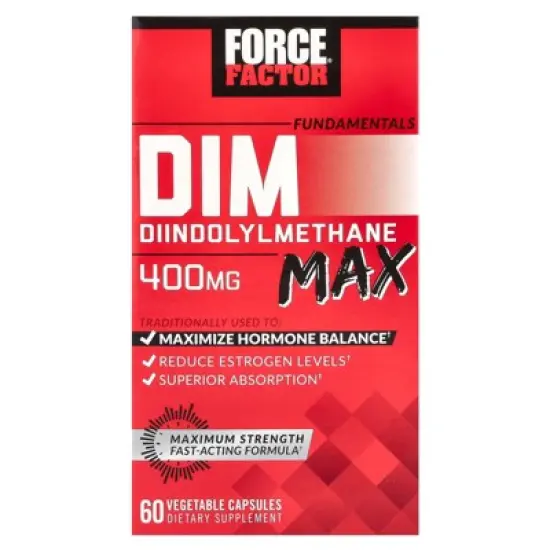 Force Factor Fundamentals, DIM Max, 60 Vegetable Capsules image {4}