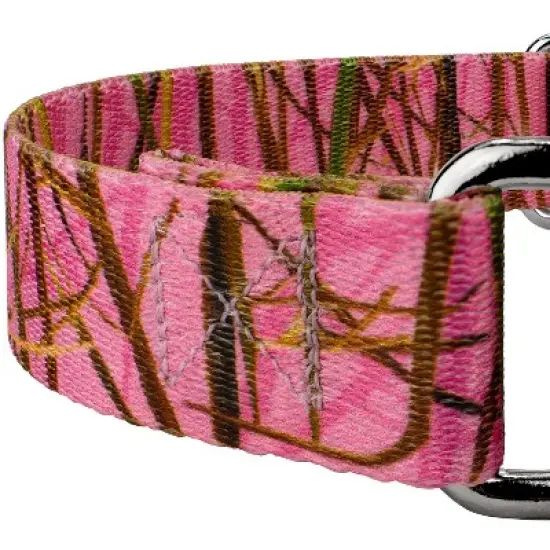 Country Brook Petz Pink Waterfowl Camo Martingale Dog Collar image {3}