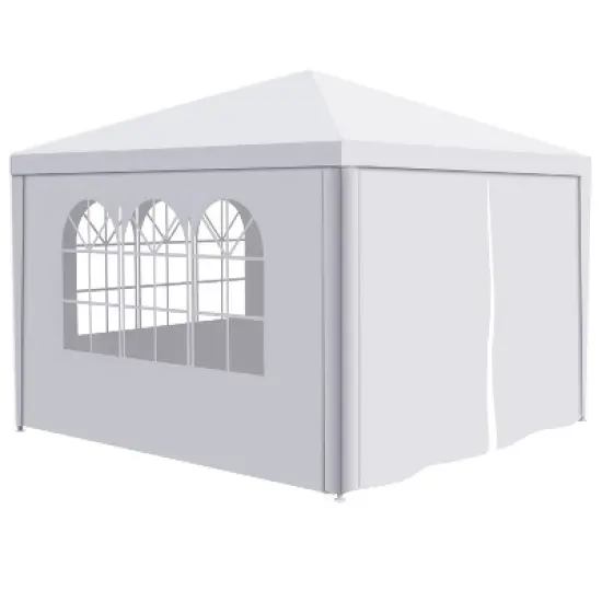 Gulches 10'x10' Heavy Duty Party Tent, Outdoor Gazebo Wedding Canopy with 4 Removable Walls for Events and Gatherings image {7}