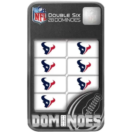 MasterPieces Officially Licensed NFL Houston Texans 28 Piece Dominoes Game for Adults image {1}
