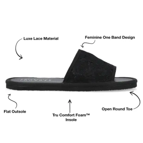 Journee Collection Womens Eniola Tru Comfort Foam Slide Flat Sandals image {7}