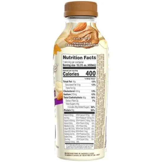 Bolthouse Farms Nut Butter Protein Plus Banana Honey Shake - 15.2 fl oz image {1}