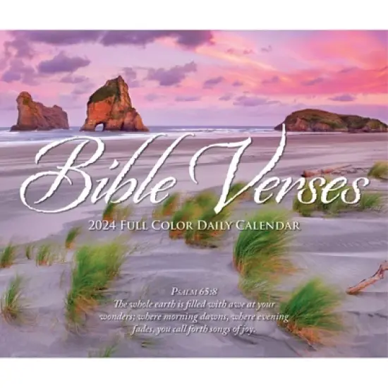 Willow Creek Press 2024 Daily Desk Calendar 5.2"x6.2" Bible Verses image {4}