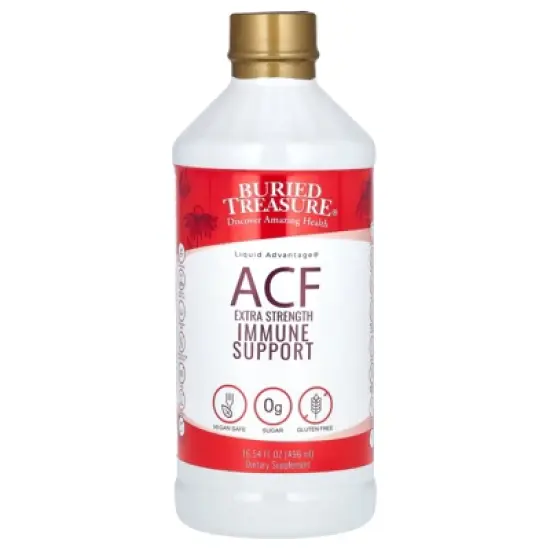 Buried Treasure Liquid Advantage, ACF Immune Support, 16.54 fl oz (496 ml) image {4}