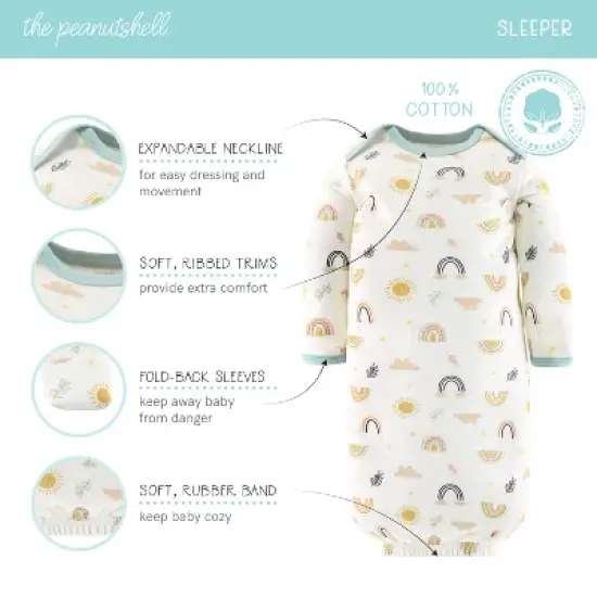 The Peanutshell Sunny Side Up 16-Piece Layette Gift Set image {3}