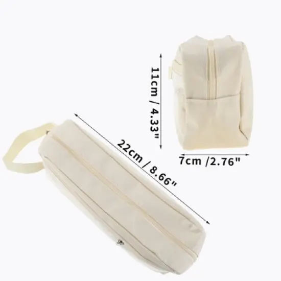 Unique Bargains Large Capacity Pencil Case image {5}