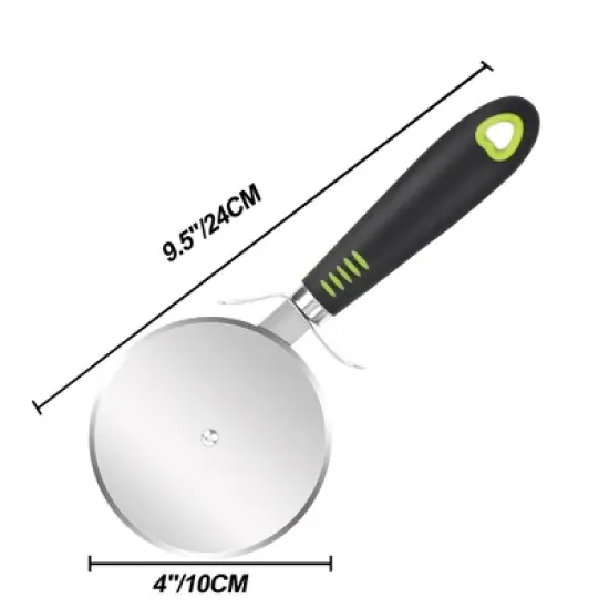 Unique Bargains Stainless Steel Pizza Cutter Wheel Slicer with Super Sharp Blade Kitchen Tools image {5}