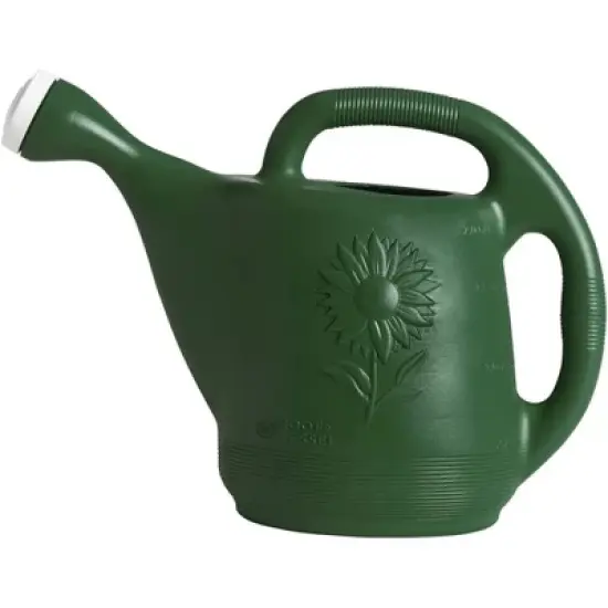 Novelty Classic Plastic Watering Can, Green, 2 Gallon image {3}
